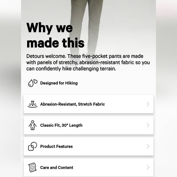 Size 30 Men's lululemon pants - Picture 11 of 11